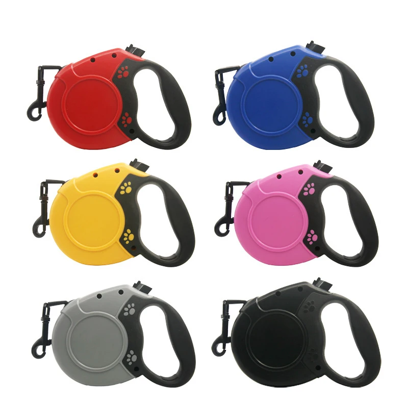 Easy Dog Walking Automatic 5M Retractable Dog Leash Retractable 50KG Pet Products Dog Lead Leash