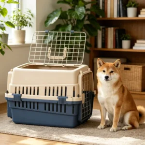 Easy Installation Classic Fashion Waterproof Breathable Dog Cat Airplane Car Dual use Crate Detachable Assembly Pet Airline Cage