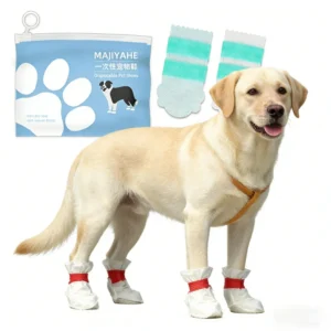 Easy On Dog Socks with Non Slip Soles Self Adjusting for Comfort