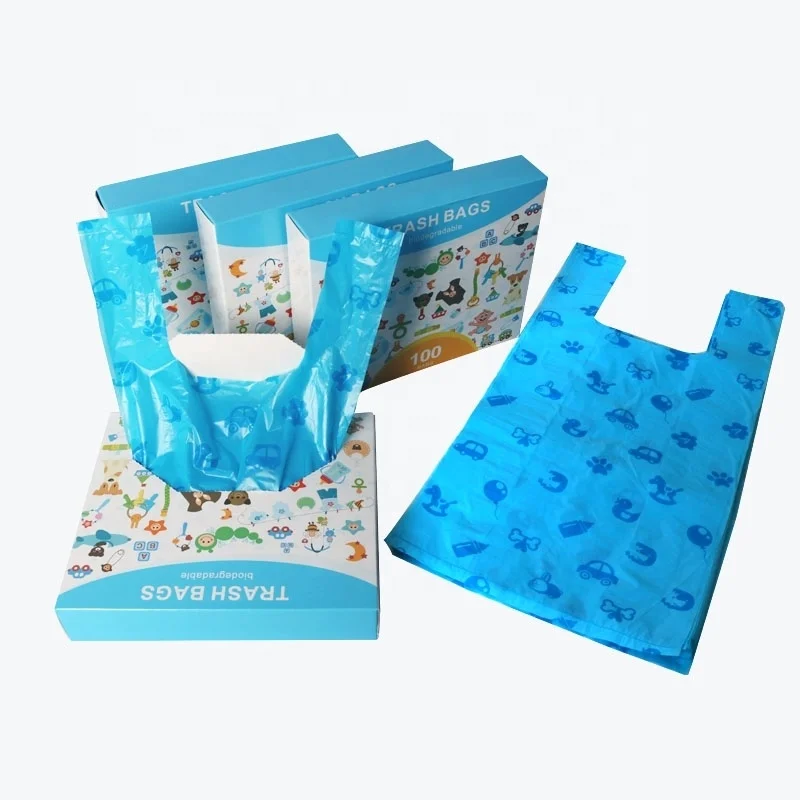 Easy To Tie Disposable Diaper Sacks Diaper Disposal or Pet Waste Bags 200 Count
