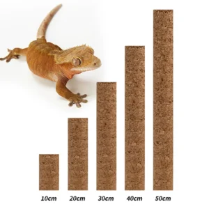Easy to Clean Reusable Reptile & Amphibian Supplies Cork Stick