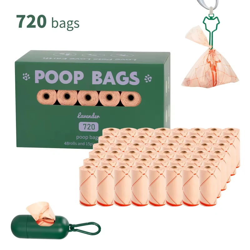 Eco Doggie Poop Bags Bulk Custom Logo Compostable Biodegradable Pet Waste Disposal