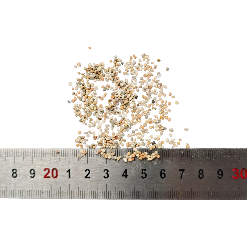 Eco Friendly 0.1-0.2cm 0.2-0.5cm 0.5-0.7cm Natural Island Decorative Stone Pebble Gravel for Aquarium Garden Terrarium