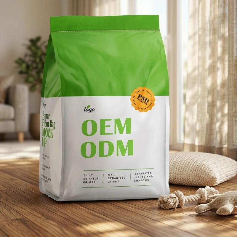 Eco Friendly 99% Dust Free Tofu Cat Litter Flushable Biodegradable Custom Packaging Available Cat Litter