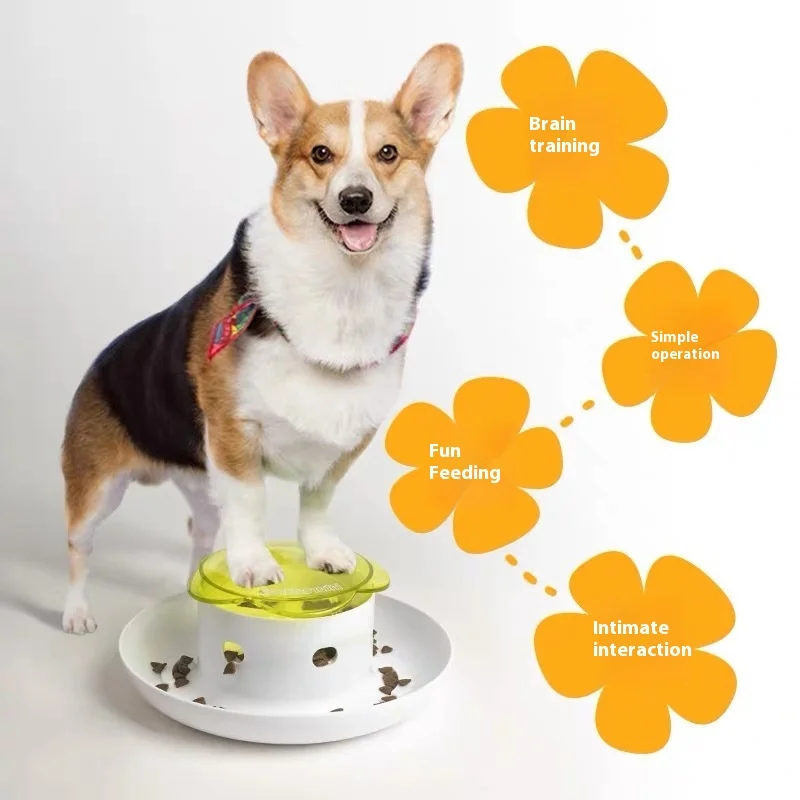 Eco Friendly ABS Interactive Movement Dog Food Dispenser Pet Toy for Boredom Relief and Energy Training