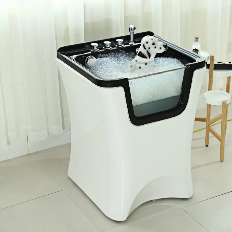 Eco Friendly Acrylic Pet Spa Bathtub for Dogs Constant Temperature Ozone Milk Bath Deep Cleaning Pet Salon After Sales