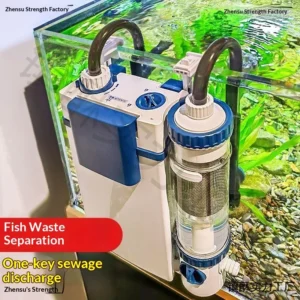 Eco Friendly Aquarium External Hang On Filter Fish Tank Bio Sponge Filter with Waste Collector Made of Plastic