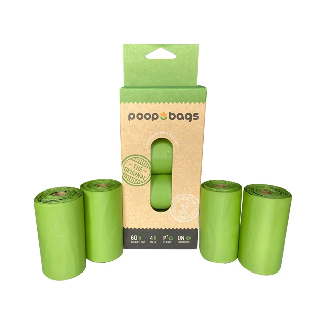 Eco Friendly Bio Degradable Dog Waste Poop Disposal Bag for Pet Waste Cleaning