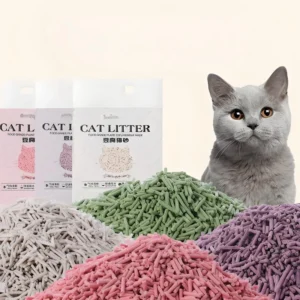 Eco Friendly Biodegradable Cat Litter Sand Private Label Tofu Litter with Scent Flushable