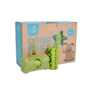 Eco Friendly Biodegradable Dog Poop Bag Lavender Scented Compostable Pet Waste Disposal with Dispenser