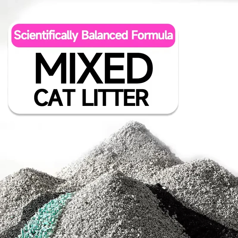 Eco Friendly Biodegradable Flushable 3 Seconds High Water Absorption Mineral Cat Litter