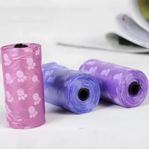 Eco Friendly Biodegradable Portable Pet Dog Cat Waste Disposal Supplies Pet Poop Bags For Dogs Biodegradable With Handle