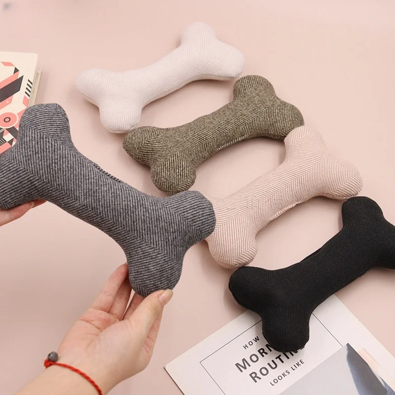Eco-Friendly Bone Shape Dog Toy Cotton Rope Braided Pet Teething Toy Teeth Grinding Training Toy for Aggressive Chewers