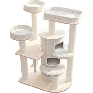 Eco Friendly Cat Tree Tower Large Cat Tree with Sisal Scratcher Post Cat Toy