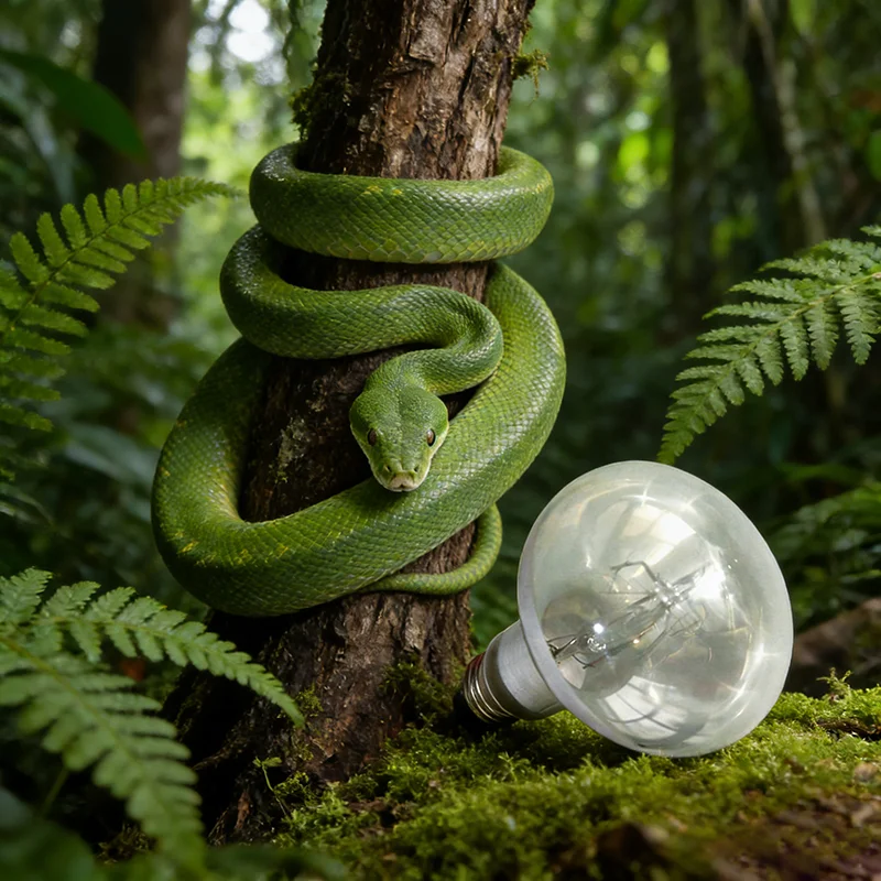 Eco-Friendly Ceramic UVB Mercury Lamps for Reptiles Basking Turtles Amphibians Bearded Dragons