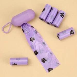 Eco Friendly Compostable Dog Cat Poop Bags Biodegradable Fiber Waste Disposal Sustainable Plastic Free Strong Odor for Pets