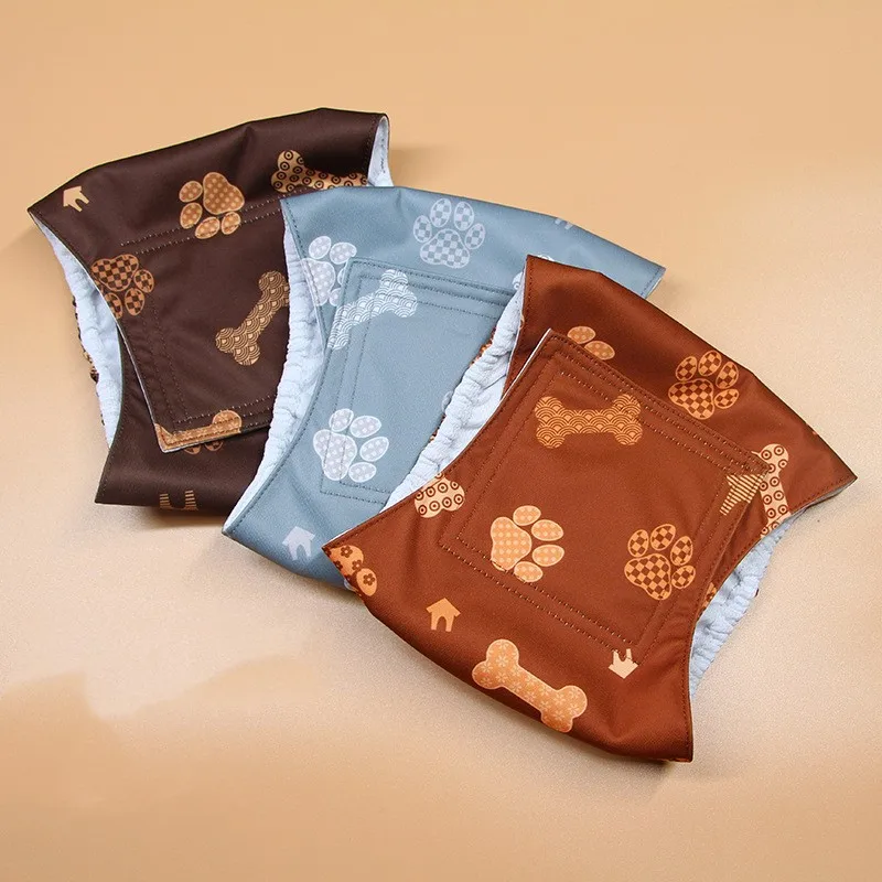 Eco Friendly Cotton Pet Diapers Washable Reusable Cat Dog Diaper Wrap Sustainable Option for Your Furry Friends