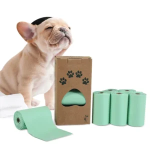 Eco Friendly Custom Cat Poop Pet Waste Bag Dispenser Biodegradable Plastic Leak Proof OK Compost Certified
