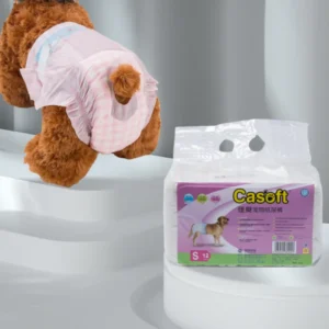 Eco Friendly Disposable Dog Cat Diaper Pad Absorbent Clean Soft Training Incontinence Pink Pet Diapers