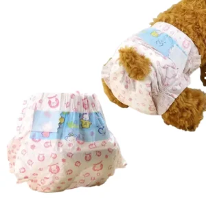 Eco Friendly Disposable Dog Training Diapers Soft Paper PE SAP Material for Female Male Dogs