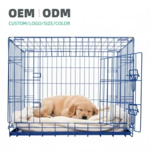 Eco Friendly Dog Cages with Plastic Tray High quality Iron & Metal Wire Construction for Small Animals