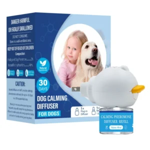 Eco Friendly Durable Pet Pheromone Calming Liquid Electric Heated Diffuser Set Anti Anxiety Kit Prevent Cat Urine for Dogs