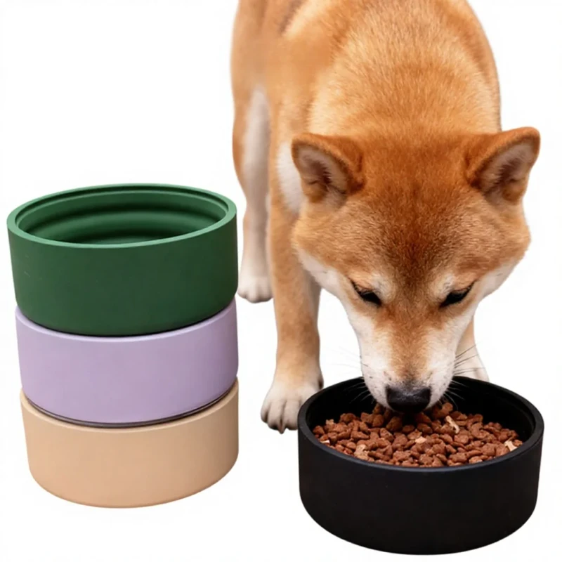 Eco-Friendly Durable Silicone Pet Bowl Slow Food Feeder Bowl for Dogs & Cats Stylish Luxurious Design