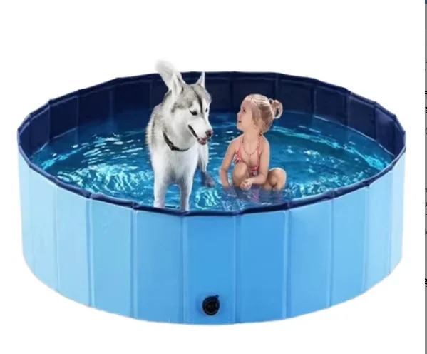 Eco Friendly Foldable Plastic Pet Bath Pool Collapsible for Dogs Cats Kids Indoor Outdoor Use Stocked Grooming Bathroom Cleaning