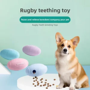 Eco-Friendly Food-Grade Silicone Feeding Ball Pet Supplies Teething Toy for Cats and Dogs