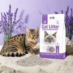 Eco Friendly Gray Bentonite Cat Litter Ultra Low Dust Fast Clumping Formula for Strong Odor Control Highly Absorbent