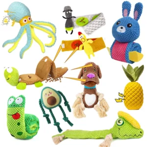 Eco Friendly Interactive Snuffle Pet Squeaky Foldable Durable Plush Puzzle Dog & Cat Training Chew Toy