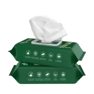 Eco Friendly Non Woven Bamboo Fiber 20x20cm Biodegradable Compostable Mild Formula Soft Pet Wet Wipes