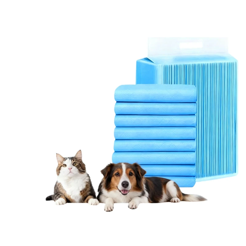 Eco Friendly Non Woven Fiber Thickened High Absorbency Leak proof Disposable Dog Diaper Pad