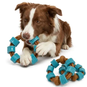 Eco-Friendly Nylon Ring Design Durable Dog Chew Toy Indestructible for Large Dogs Aggressive Chewers