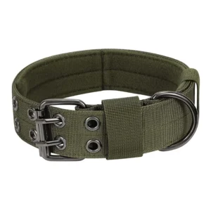 Eco Friendly Pet Adjustable Dog Collar Heavy Duty Nylon with Print Pattern Metal D Ring and Buckle
