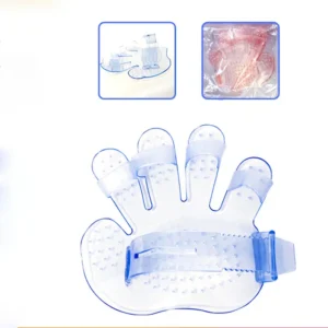 Eco Friendly Pet Bathing Brush Silicone Finger Grooming Massager Soft Scrubber for Small Animals Shower Spa Cleaning