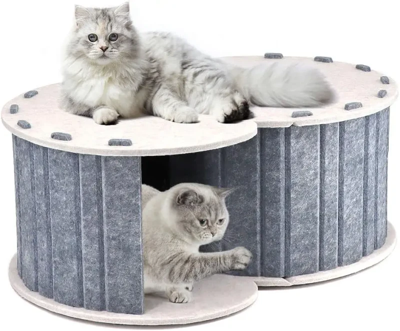 Eco Friendly Pet Bed Pet Supplies Felt Fabric Cat Bed Suitable for All Seasons