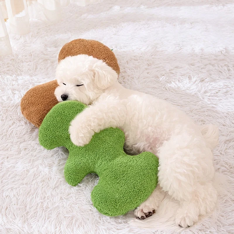 Eco Friendly Pet Irregular Shaped Throw and Sleeping Pillows Dog Friendly Bed Accessories