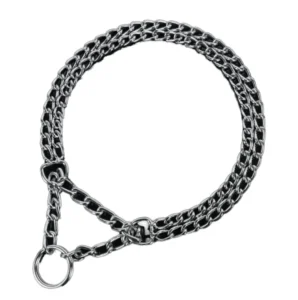 Eco Friendly Pet P Chain Double Row Explosion Proof Dog Collar Training Products Dog Choke Collars