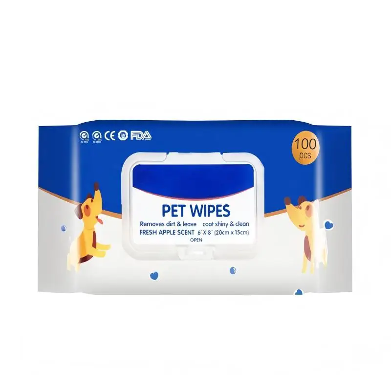 Eco Friendly Pet Wipes Fast Safe Deodorizing for Multi Pet Households