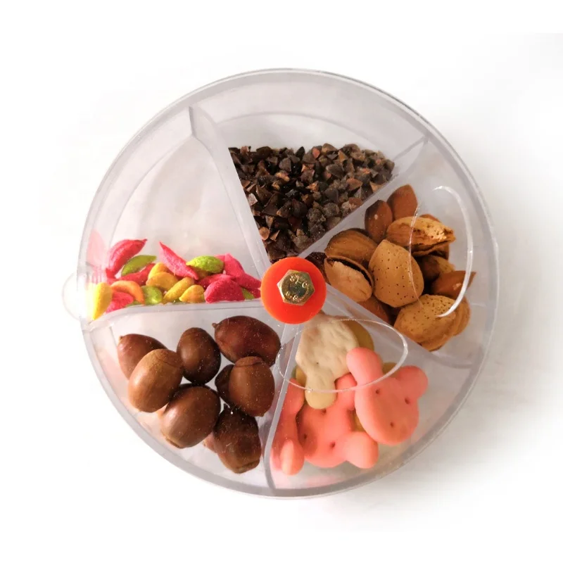 Eco-Friendly Plastic Bird Bowl Forager Educational Feeding Box with Wheel 13cm Diameter for Parrot