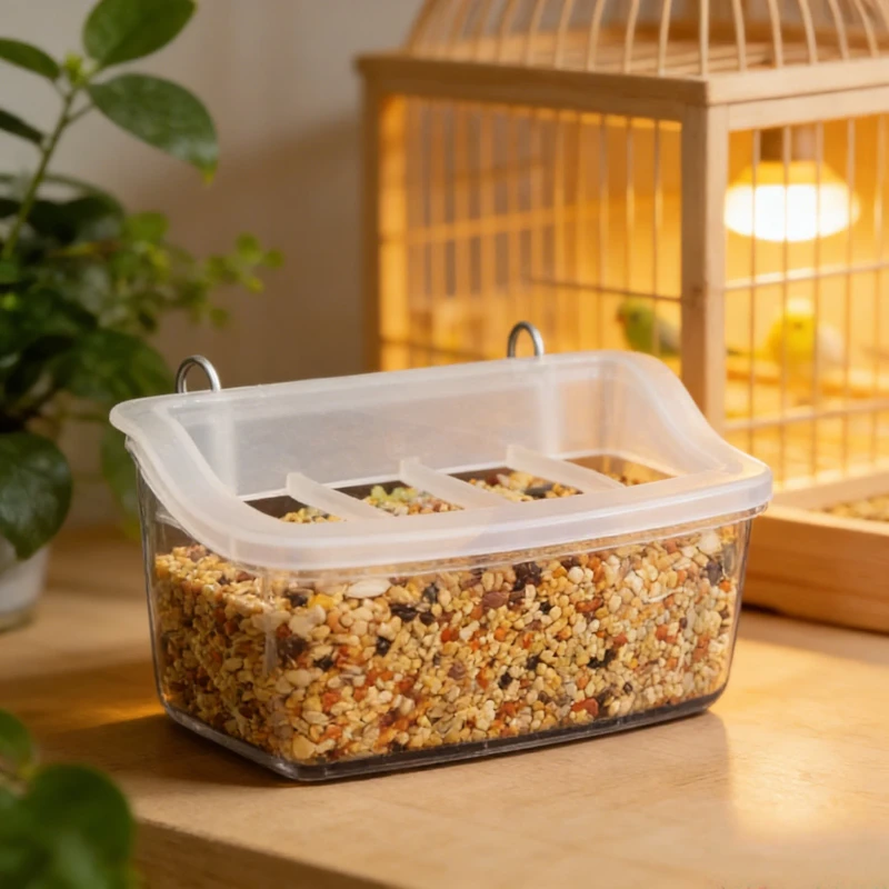 Eco Friendly Plastic Bird Feeder Bird Cage Accessories