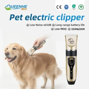 Eco Friendly Plastic Dog Shaver Clippers Low Noise Rechargeable Cordless Electric Quiet Hair Clippers Set for Dogs