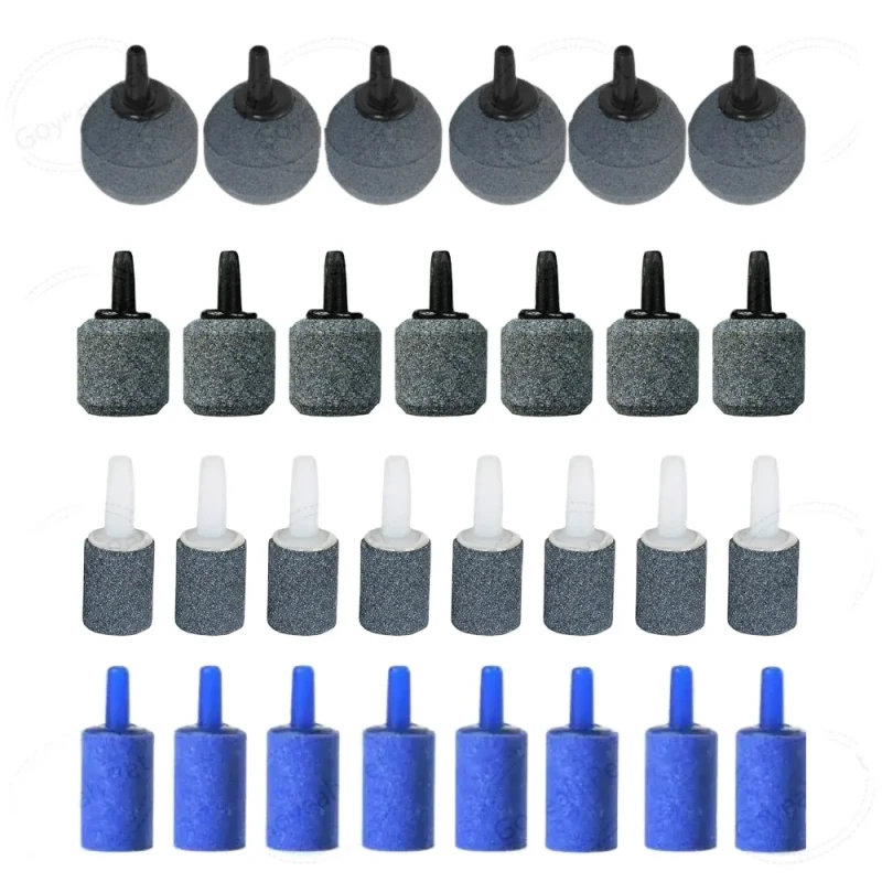 Eco Friendly Plastic Fish Tank Air Stone Ball Mineral Bubble Diffuser for Aquarium Air Pump