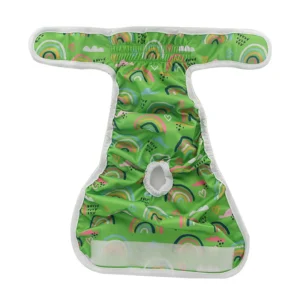Eco Friendly Polyester Pet Cloth Diapers for Female Dogs Washable Safety Menstrual Pants for Pet Waste Disposal