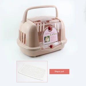 Eco Friendly Portable ABS Pet Travel Outdoor Carrier Cage for Cats and Dogs Air Transport Box