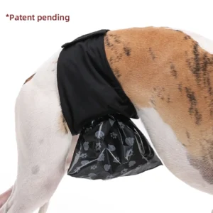Eco Friendly Reusable Polyester Pet Pants Male Dog Diaper with Convenient Pee Bag