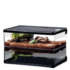 Eco-Friendly Reusable Reptile Breeding Box Durable Lightweight PC/ABS Plastic Escape-Resistant Design for Reptiles