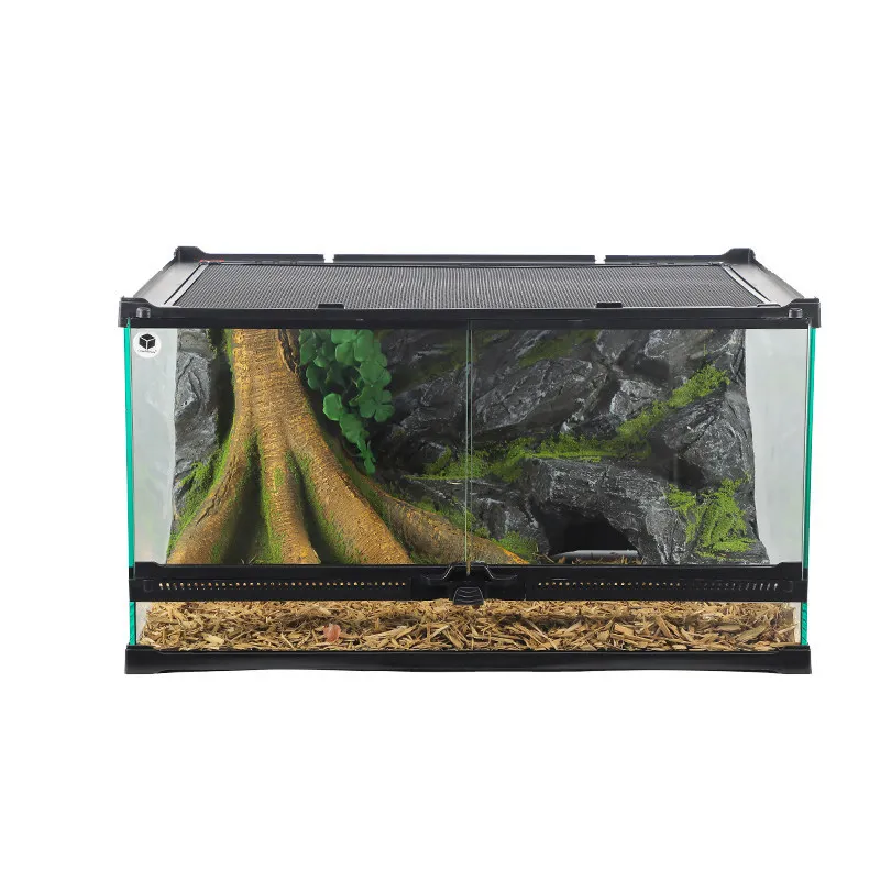 Eco Friendly Reusable Reptile Breeding Box Durable Lightweight PC ABS Plastic Escape Resistant Design for Reptiles
