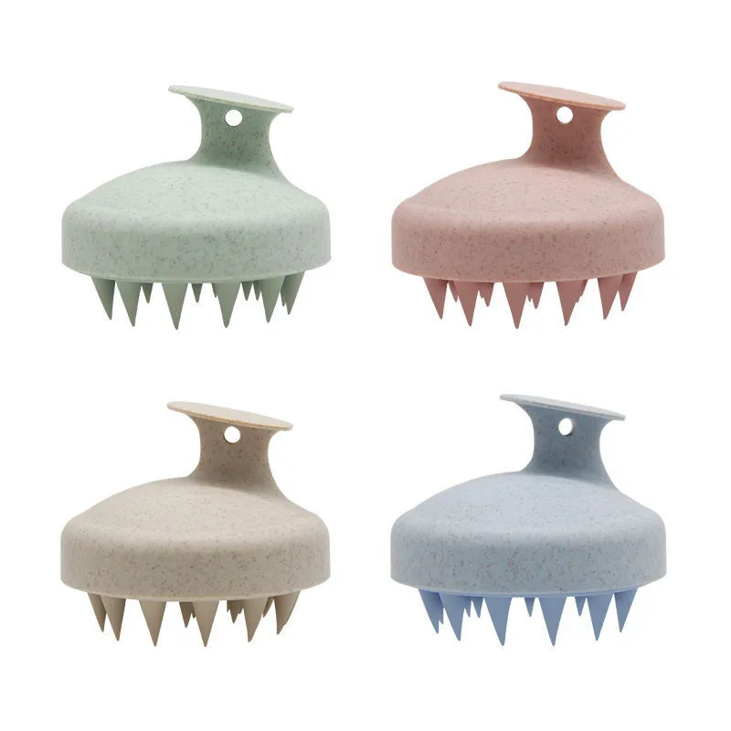 Eco-Friendly Silicone Dog Grooming Brush with Massage Function for Shower Bath and Pet Cleaning